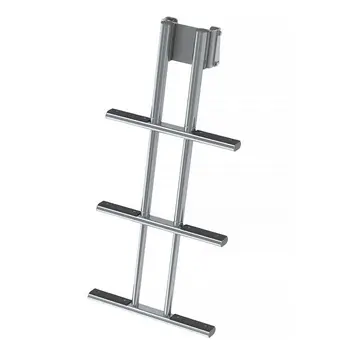 

Gangway diver telescopic 3 steps removable, gray steps