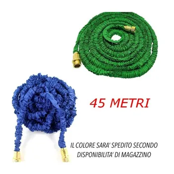 

Garden hose irrigation extendable stretchable elastic gun power 45m