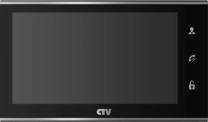 Цветной монитор видеодомофона CTV M4707IP (черный)|Комнатный монитор| |