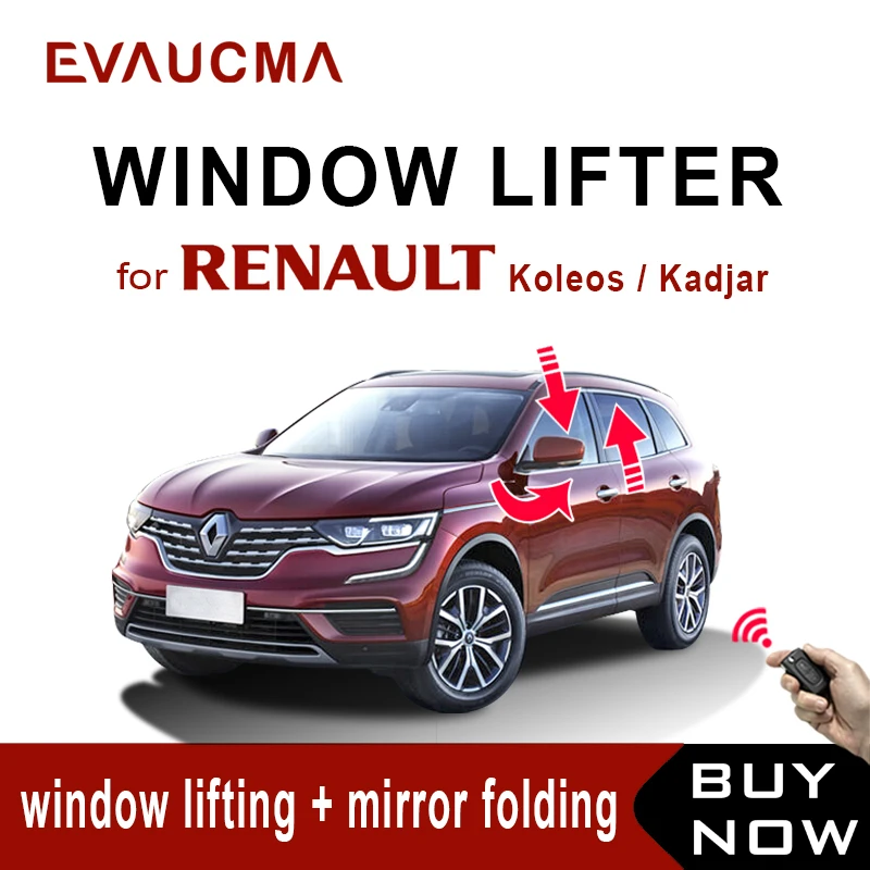 Multifunction Window Closer For Renault Koleos Kadjar Window Lifter