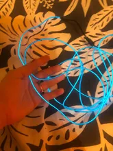 Tape Rope-Tube Shoes Neon-Light Car-Decor El-Wire Aa-Controller Waterproof Led Flexible