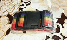 DIHFXX-correas de equipaje de viaje con bloqueo de nailon ajustable, cinturón protector de viaje, accesorios de viaje, Maleta, cinturón de embalaje, viaje, 7 colores