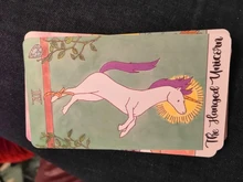 Cartas de Tarot de unicornio de cristal, guía, adivinación, Destino, Juego de mesa, 78 cartas/juegos