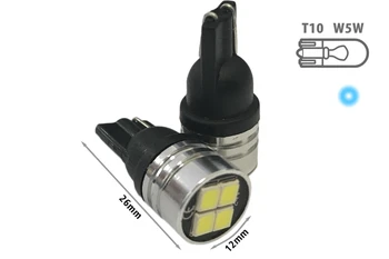 

24V Led lamp T10 W5W cool white with 4 Smd 2835 front No Polarita lifetime guaranteed