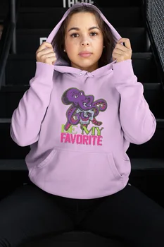 

Angemiel Wear Octopus Be My Favourite Pink Women 'S Hooded Sweatshirt