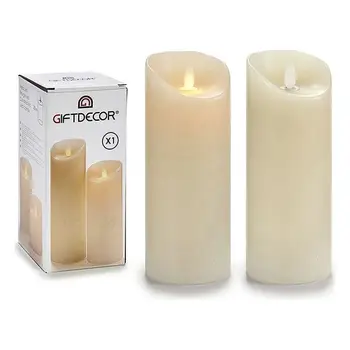 

LED Candle Cream Wax 20 cm
