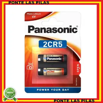 

Single cell BATTERY Panasonic 2CR5 6V 245 KL2CR5 CAMERA PHOTO lithium BATTERY