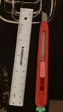 Cuchillo de utilidad artística portátil, Mini sobre de zanahoria Express para desempaquetar, papel de oficina, cuchilla para arte, papelería escolar