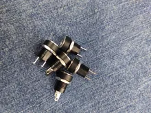 Adaptador de enchufe de Panel hembra, 2/5/10 Uds., 2,1 5,5 x/5,5x2,5mm, fuente de alimentación de toma de CC, Conector de montura de Panel, 2 terminales tipo DC