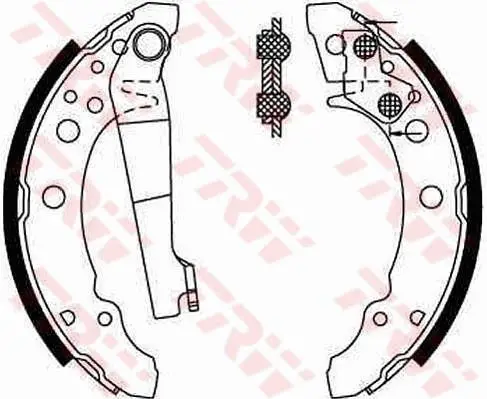 Колодки торм.бар.AUDI 80/A2/VW G1/G2/G3/LUPO/PASSAT/POLO 75-05 T