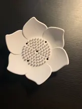 Soap-Box Sponge-Holder Bathroom-Soap Kitchen Silicone Petal-Shape with Anti-Slip Flower