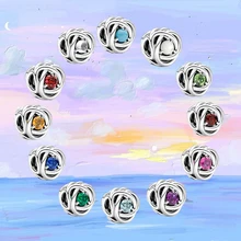 2022 New Style 100% High Quality S925 Sterling Silver Woven Hollow December Beads Series Fashion Classic Diy Jewelry Matching