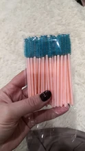 Cepillo cosmético para pestañas 50 uds, varitas de rímel de cristal, aplicador de pestañas con diamantes, brochas de maquillaje desechables