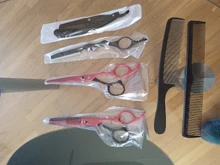 Juego profesional de tijeras para peluquería, accesorios para corte de pelo, para peluquero de alta calidad de salón, opción multicolor de 6 pulgadas