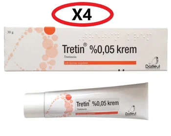 

TRETIN Cream 30g RETINOL TRETINOIN VITAMIN A 0.05% CREAM GEL Retin Acne Anti Wrinkle Blemish Treatment