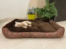 Kennel Pet-Bed Dog Large Warm-Pad Small Waterproof Medium Big 5-Size Winter-Mat Striped