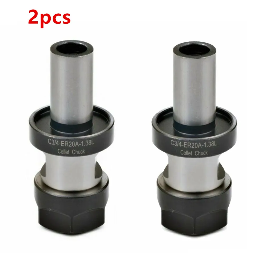 2 PCS Collet Chuck 3/4-ER20 1.38 Tool Holder Metalworking 2pcs For Tomrach Supplies brand new and high quality | Инструменты