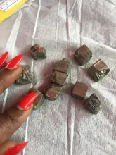 Crystal Stone Specimen Gem-Ornaments Mineral Pyrite Quartz Irregular-Ore Teaching Rough
