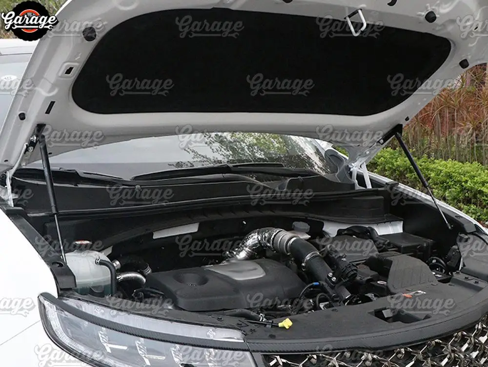 Стойки амортизатора капота для KIA KX5- нержавеющая сталь молдинг 1 комплект/2 шт украшение автомобиля стиль