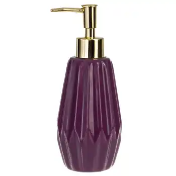 

Dispenser for liquid soap purple, ceramics, color purple