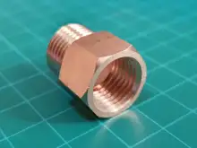 M14 M16 Metric Female To Male Thread Brass Pipe Fitting Coupler Connector Adapter