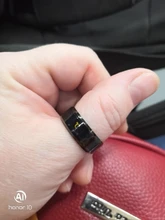 Temperatura anillo de titanio de acero de humor emoción sentimiento inteligente sensible a la temperatura anillos para los hombres y las mujeres impermeable de la joyería