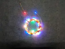 String-Light Timing-Battery Christmas-Decoration Remote-Control Festive Party Copper