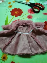 1 Pcs Handmade High Quality Doll Coat Dress Fur Clothes for Barbie Doll Winter Wear Leopard