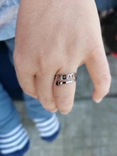 Anillos ajustables de amor para mamá, joyería de acero inoxidable con corazón de Color plateado para mujer, dedo, regalo de cumpleaños para el día de la madre