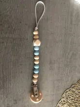 Cadena de Clip para chupete de bebé, soporte de madera, pinza para chupete, correa de correa, soporte para pezones para botella infantil, 2021