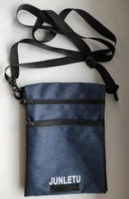 Bolsa para el cuello, billetera de viaje, porta pasaporte, tarjetero, documentos de viaje, tela de nailon resistente al agua