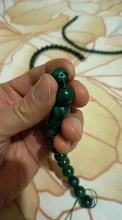 Beads Necklace Diy Bracelet Jewelry-Making Malachite Loose-Stone Needlework Natural Fit