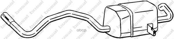 Основной Глушитель Renault Megane/Scenic 1.4i/1.6i 16v 02 Bosal арт. 280813