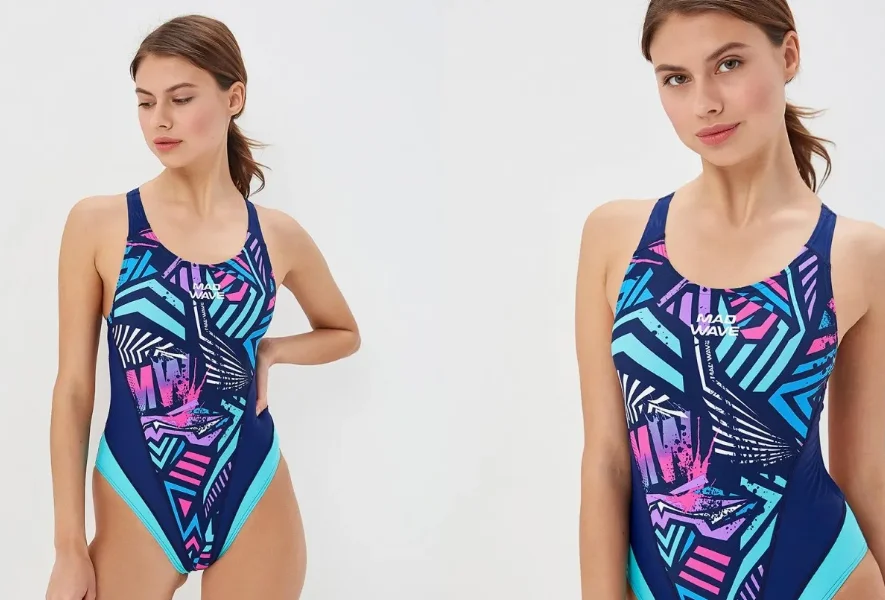 Женский купальник Спортивный MAD WAVE GRAPHIC TmallFS