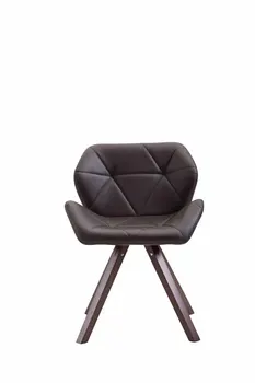 

Besucherstuhl Tyler Kunstleder Cappuccino Square