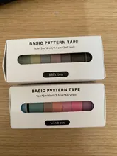 Kevin & sasa Crafts-juego de 8 rollos de cinta adhesiva de Color sólido, cinta adhesiva para Scrapbooking, papelería