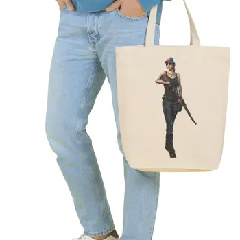 

Angemiel Bag Large Pubg Character Shopping Beach Tote Bag