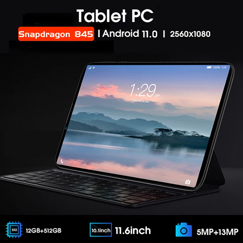 Планшет Samsung экран 845 дюйма Android 11 Snapdragon 6 10 ядер |