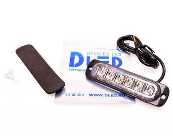 

DLED 6LED Orange Car Strobe