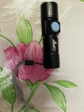 Flashlight Torch Lamp Bicycle Mini-Usb Rechargeable Outdoor Waterproof Handy 3-Mode Zoomable