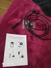 KERUI-Mini cámara endoscópica de 7mm, Flexible, impermeable IP67, Micro boroscopio de inspección USB, para Android, PC, 6 LED, ajustable