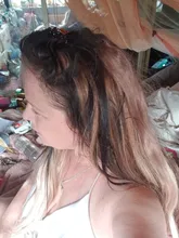 Brillo total de Clip en extensiones de cabello humano Color degradado 3 uds 50g 100% máquina de cabello humano Remy horquillas Clip en extensiones de cabello