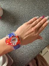 Reloj de dibujos animados para niños, cronógrafo con cinta de silicona, mesa con parches, regalo para niños y estudiantes, 2020