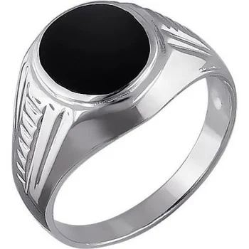 

Esthete print with 1 Onyx made of silver