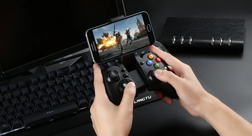 Ipega PG-9021 Bluetooth V3.0 беспроводной контроллер геймпад джойстик для Android IOS смартфон планшет ПК игровой коврик триггер Pubg