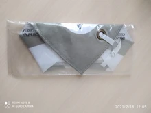 Toalla triangular de algodón puro para bebé, Babero con cadena de doble cubierta gruesa de absorción de agua, bufanda de moda para recién nacidos