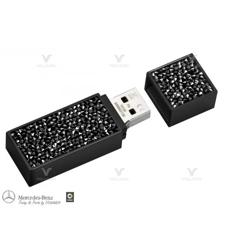 b66953130 mercedes-benz usb-накопитель 16gb с кристаллами swarovski