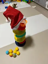 Pista giratoria de 3 ruedas montessori, juguetes para bebés, sonajeros, interactivo, táctil, juguete educativo de navidad