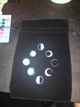 Bolsa de almacenamiento de Tarot de terciopelo, 12 Constelaciones, juego de mesa de cartas, Mini bolsa con cordones, juego de mesa