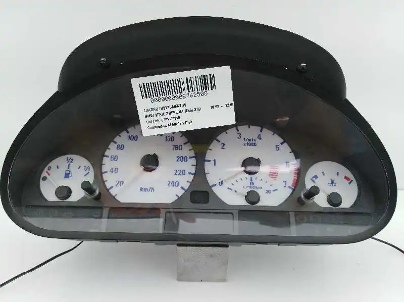 62116901921 0263606216 фото инструменты Bmw 3 серии салон (e46) 316i|Детали и аксессуары для